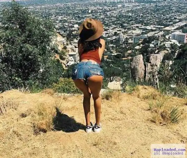 Nigerian international model Ify Yolanda Jones shows off her pert bottom in new photos